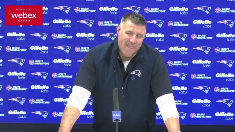 Mike Vrabel: We Got Great Effort From Everybody. Patriots Press Conference