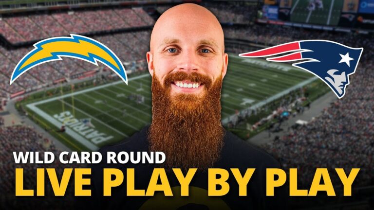 Chargers vs Patriots LIVE play by play reaction! Wild Card Round