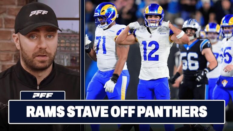 Los Angeles Rams vs. Carolina Panthers Review PFF Grade Release Show