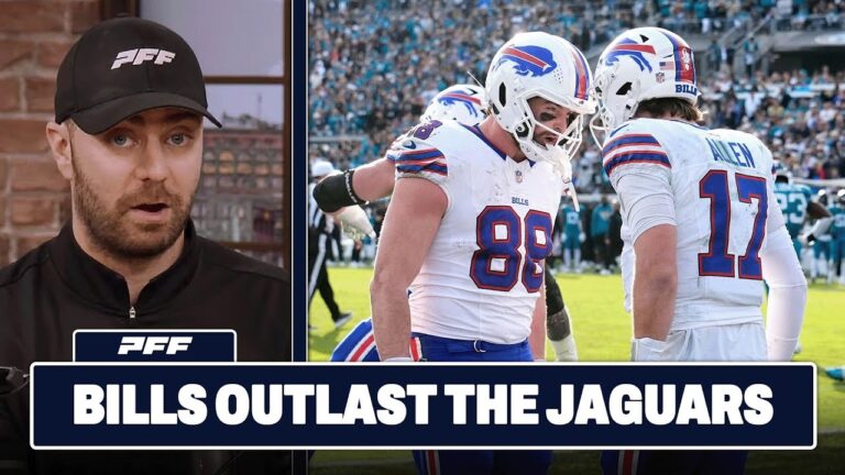Buffalo Bills vs. Jacksonville Jaguars Review PFF Grade Release Show