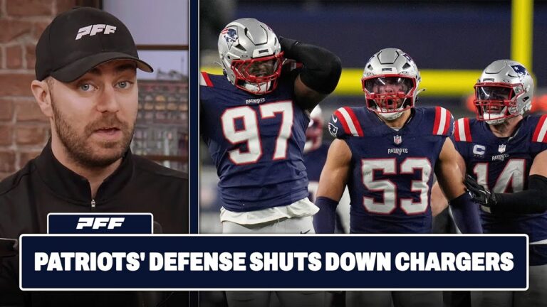 Los Angeles Chargers vs. New England Patriots Review PFF Grade Release Show