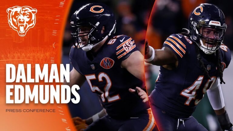 Drew Dalman, Tremaine Edmunds on preparing for Rams Press Conference