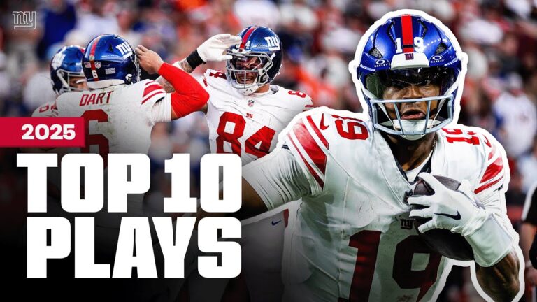 Highlights: Top 10 Plays from the 2025 Season New York Giants