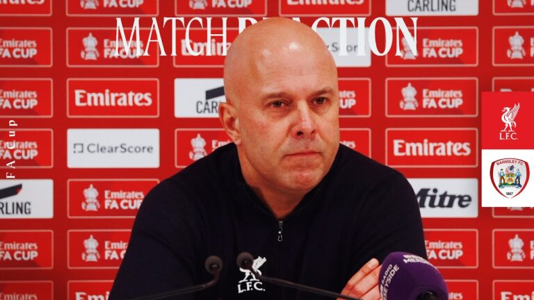 Reaction: Arne Slot’s post-match press conference Liverpool vs Barnsley