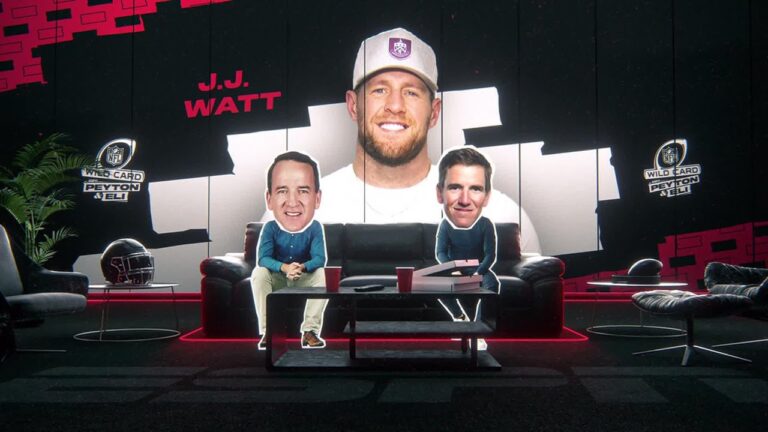 JJ Watt joins Peyton and Eli during Texans vs. Steelers ‘ManningCast’