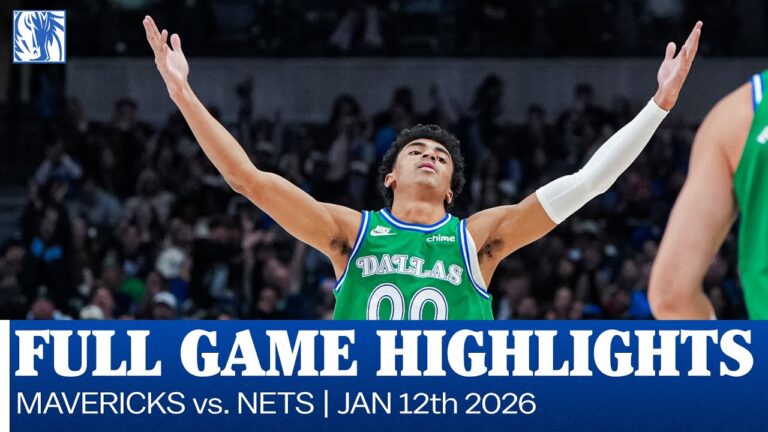 Mavericks Highlights vs Brooklyn Nets January 12, 2026