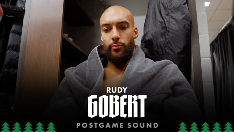 I’m Going To Focus On What I Can Do Better For The Team. Rudy Gobert Postgame Sound 12.31.25