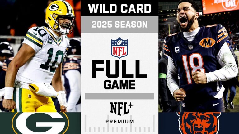 Green Bay Packers vs. Chicago Bears FULL GAME NFL 2025 Season Wild Card