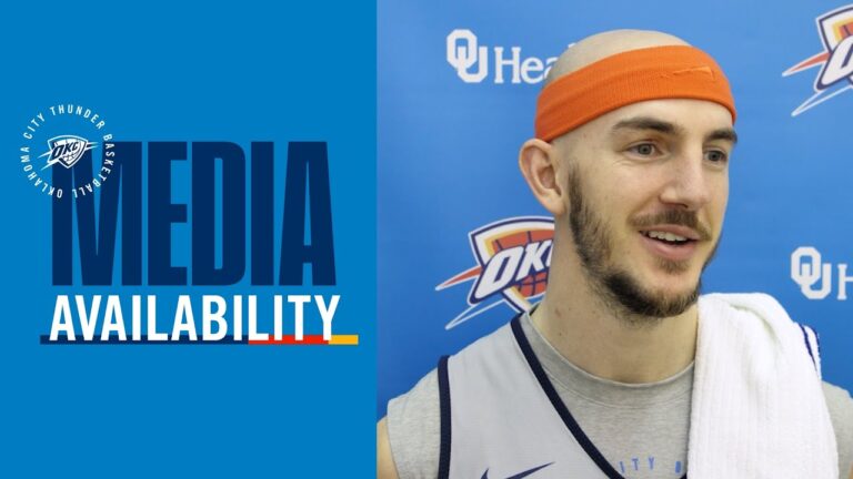 Shootaround Media with Alex Caruso January 13, 2026 OKC Thunder
