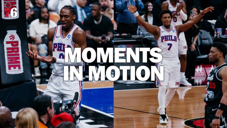 Moments in Motion: Sixers vs. Raptors 01.12.26