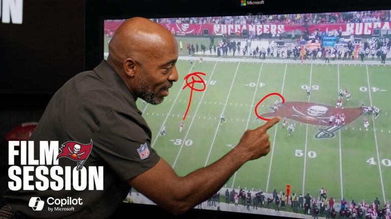 Rondé Barber Reviews Best Plays During Panthers vs. Bucs Film Session Tampa Bay Buccaneers