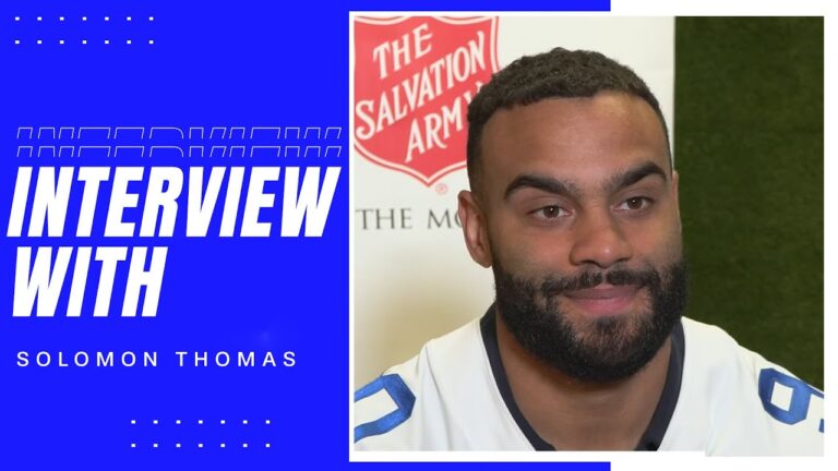 Solomon Thomas Talks Community and Looking Toward the Future Dallas Cowboys
