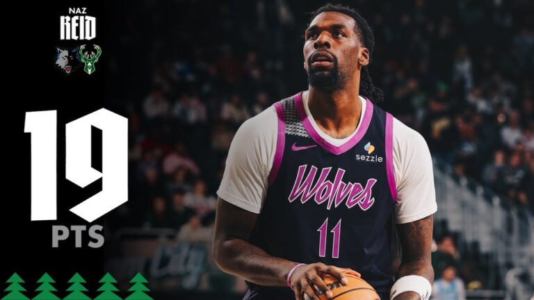 Naz Reid Scores EFFICIENT 19 Points In Win Over Bucks 01.13.26