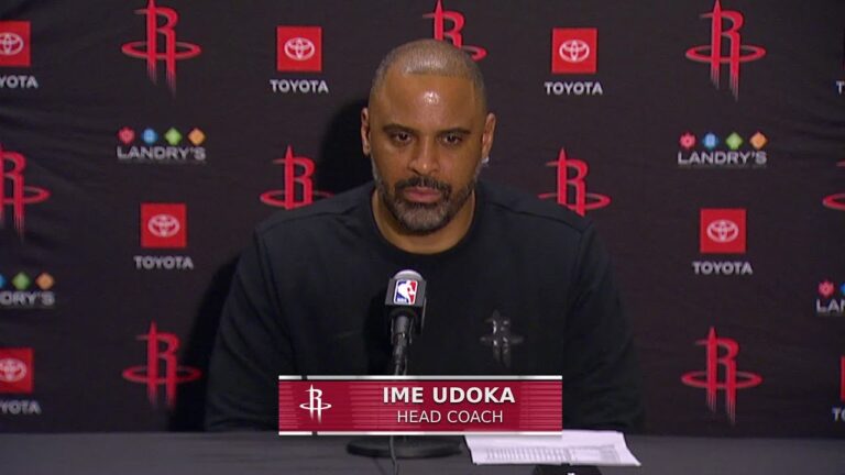 Ime Udoka with a Press Conference vs Nets