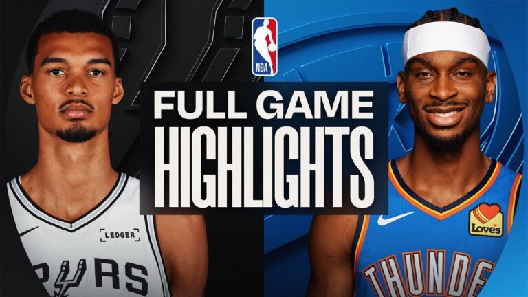 SPURS at THUNDER FULL GAME HIGHLIGHTS January 13, 2026