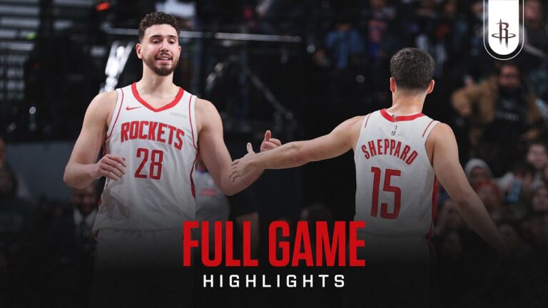 Houston Rockets Highlights vs. Brooklyn Nets
