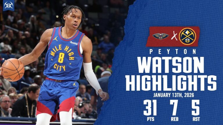 Player of the Week: Peyton Watson CONTINUES to Shine Highlights vs. NOP