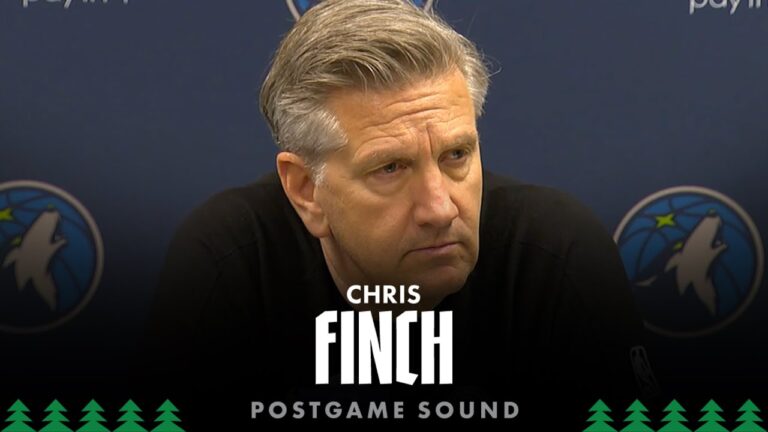 Phenomenal Effort By Our Guys Chris Finch Postgame Sound 01.13.26