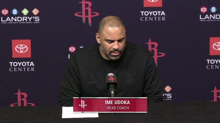 Press Conference by Ime Udoka vs Bulls