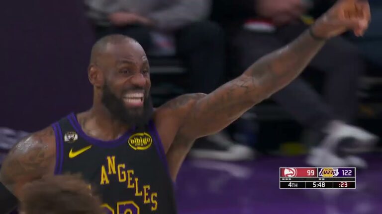 Lebron James STUFFS THE STAT SHEET January 13, 2026