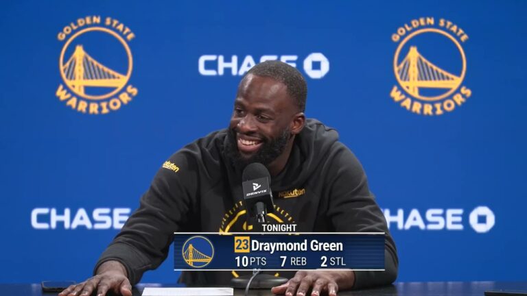 Draymond Green Recaps Warriors Win vs. Trail Blazers Jan. 14, 2026