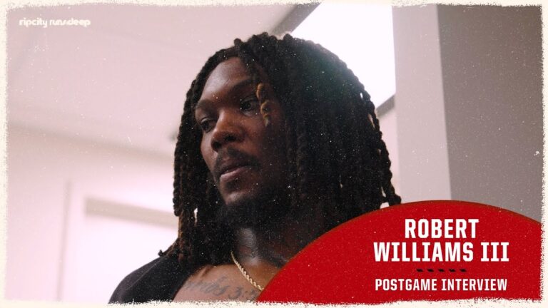Robert Williams III Postgame Media Availability vs Golden State Warriors January 13th, 2026