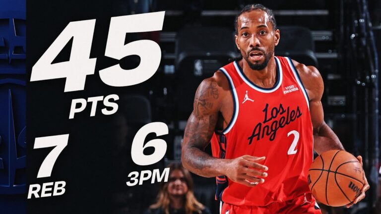 Kawhi Leonard Was COOKING With 45 PTS vs Jazz January 1, 2026