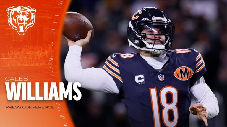 Caleb Williams on feeling calm in pressure-packed situations Press Conference