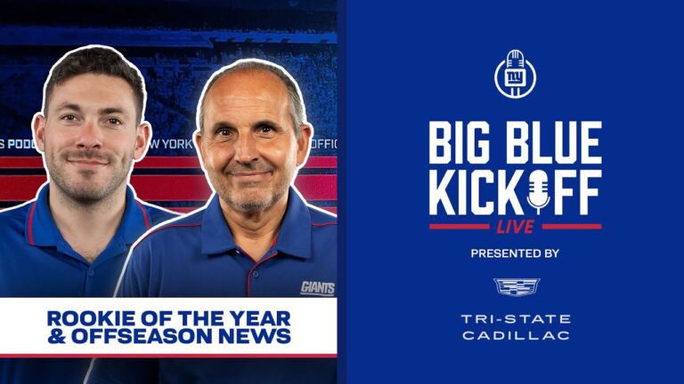 Rookie of the Year and Offseason News Big Blue Kickoff Live New York Giants