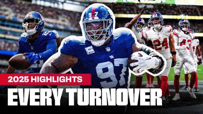 Highlights: Every Forced Turnover From 2025 New York Giants