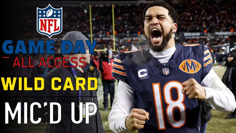 NFL Wild Card Mic’d Up! Tell them i lift weights Game Day All Access