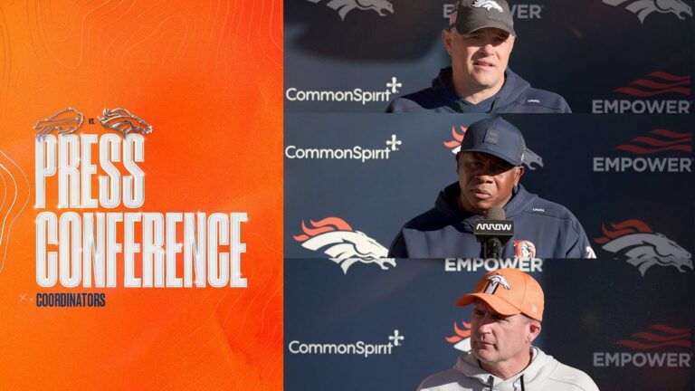 OC Joe Lombardi, DC Vance Joseph & Asst. HC STC Darren Rizzi meet media ahead of Divisional Round