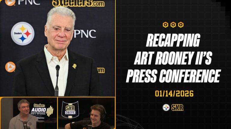 Recapping Art Rooney IIs Press Conference SNR Drive (Jan.14) Pittsburgh Steelers