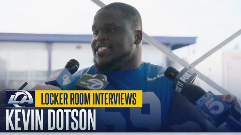 Kevin Dotson On Potential Return For Sunday’s Game, Rehabbing His Ankle & Easing Back Into Practice