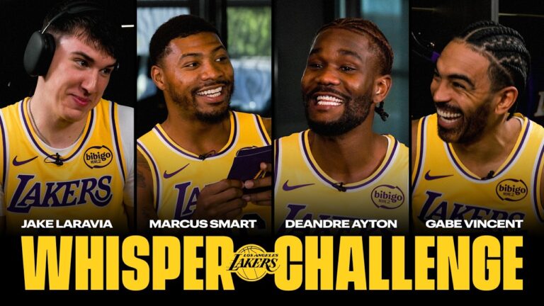 Lakers vs the Whisper Challenge was Absolute COMEDY