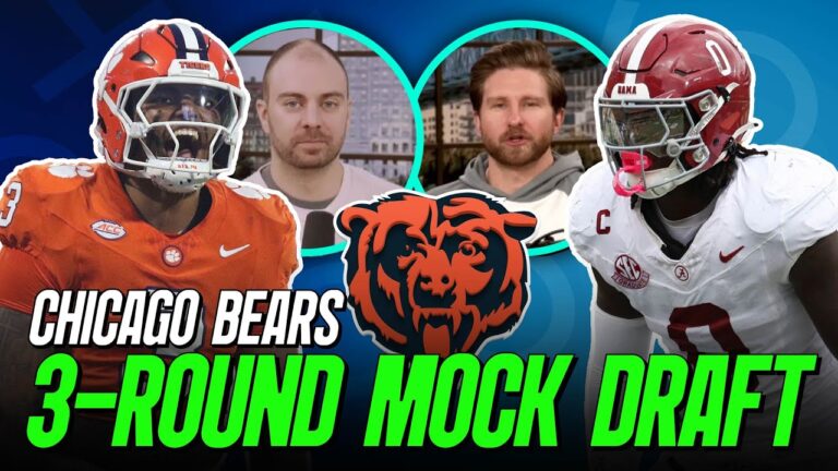 Chicago Bears 3 Round Mock Draft PFF