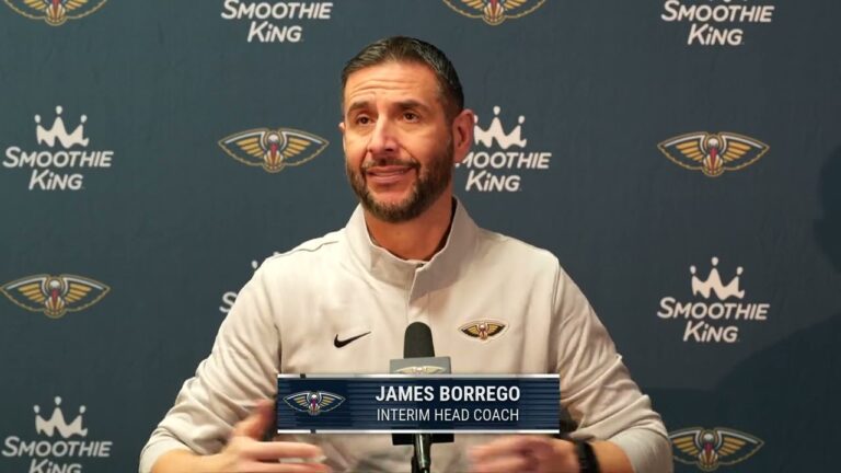 James Borrego Pelicans-Nets Postgame Interview 1 14 2026