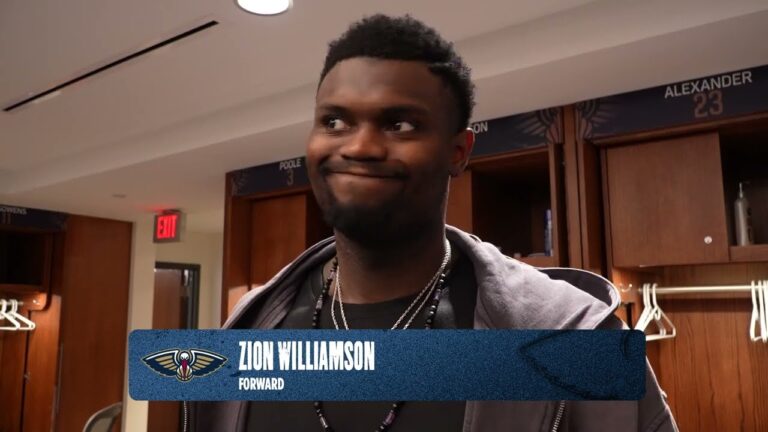 Zion Williamson Pelicans-Nets Postgame Interview 1 14 2026