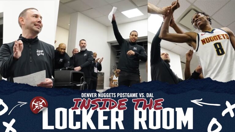 What We’re Doing Right Now Is Special Denver Nuggets Locker Room After Win vs. DAL