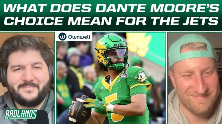 Dante Moore UPENDS New York Jets NFLDraft Strategy? (FULL BADLANDS)