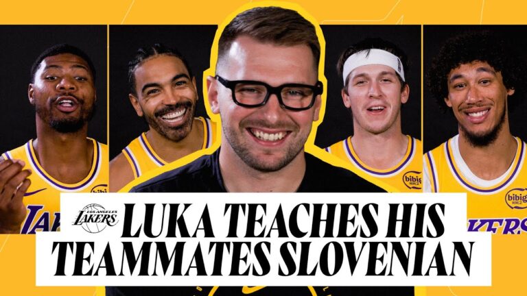 Lakers Learn Slovenian Phrases Languages with Luka, Season 1