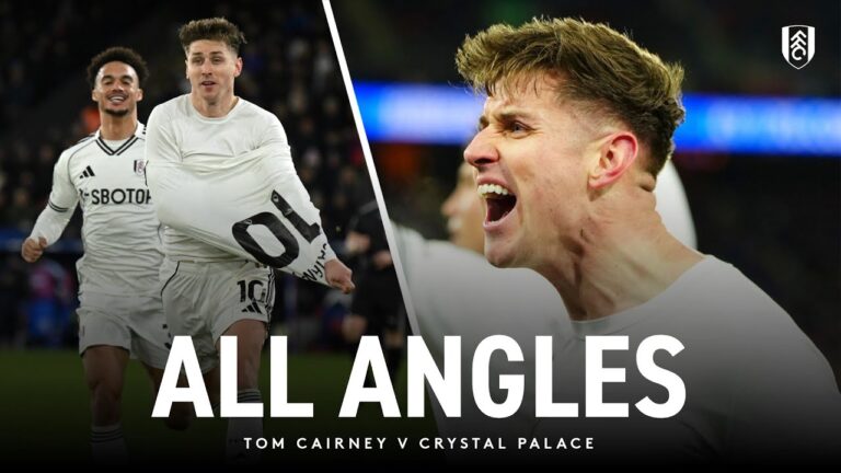 ALL ANGLES An Excellent Signature Tom Cairney Goal