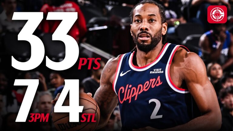 Kawhi Leonard is on FIRE in win vs. Wizards