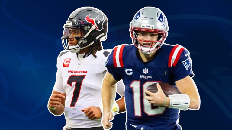 Previewing Drake Maye & the Patriots vs. C.J. Stroud & the Texans in the AFC Divisional Round