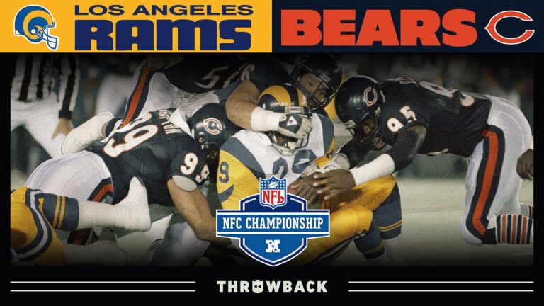 DA BEARS DEFENSE DOMINATES! (Bear vs. Rams 1985, NFC Championship)