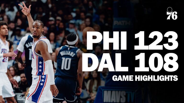 Game Highlights: Sixers Take Down Dallas on New Year’s Day
