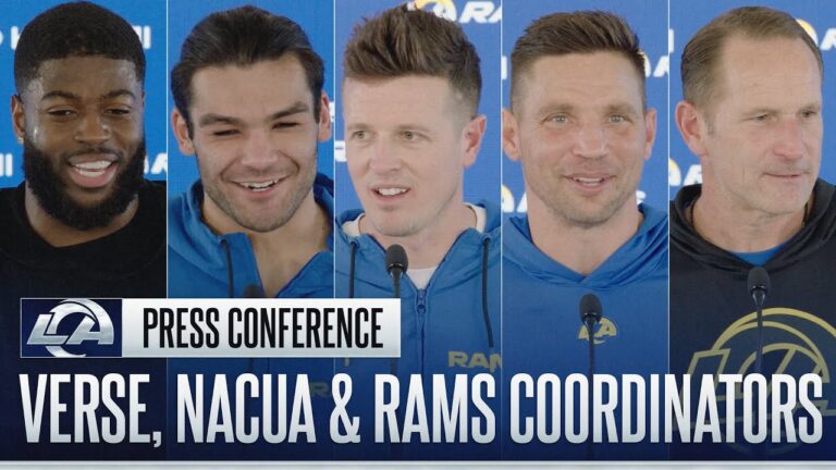 Jared Verse & Puka Nacua On Embracing The Cold Weather Rams Coordinators Talk Divisional Game Prep