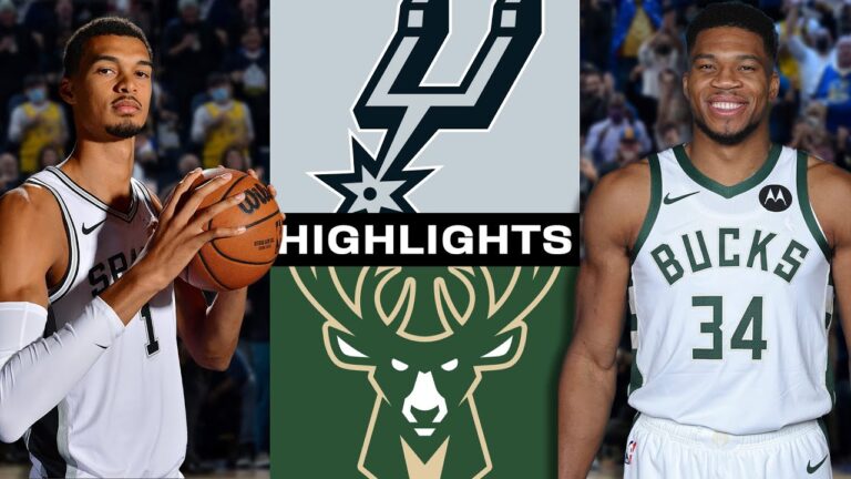 Spurs Win Big At Home Vs Bucks!
