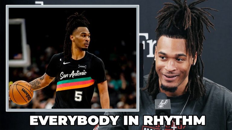Stephon Castle on Team Finding Their Rhythm Tonight