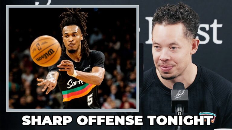 Mitch Johnson on Spurs Sharp Offense Against Bucks